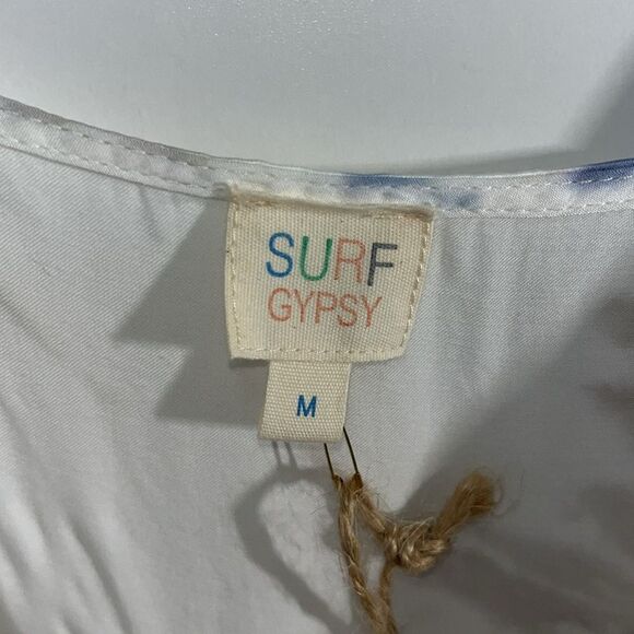 Surf Gypsy Tie Dye Satin Slip Dress Size M NWT - Picture 7 of 8